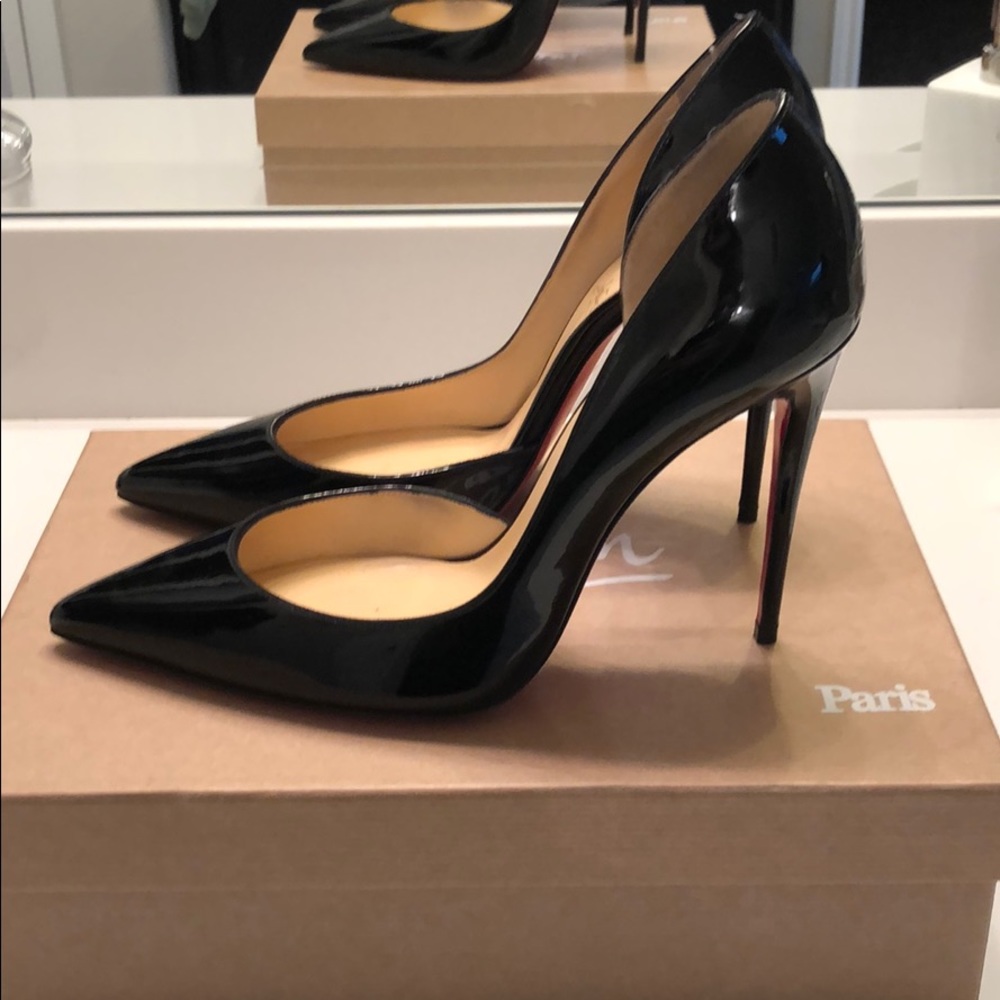 Christian Louboutin Iriza Half-d'Orsay 100mm - Picture 2 of 8